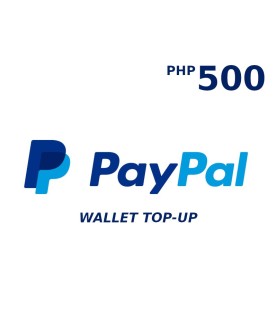PayPal Wallet PHP 500 Top Up Key GLOBAL
